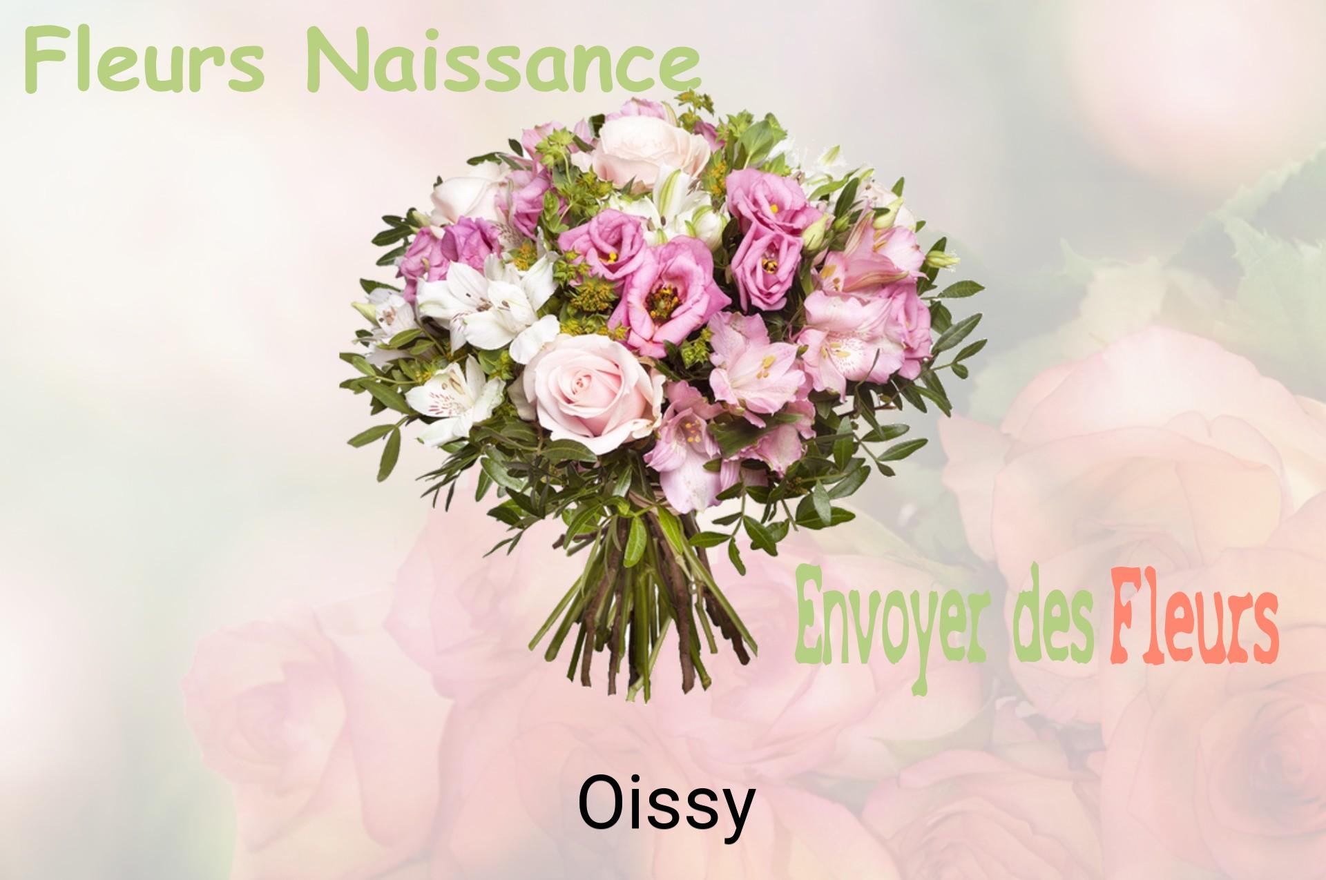 Bouquet de fleurs de naissance livré à Oissy